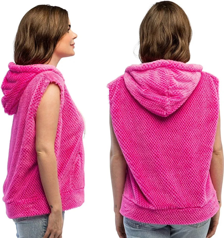 NEON BODYWARMER FLUFFY PINK L/XL