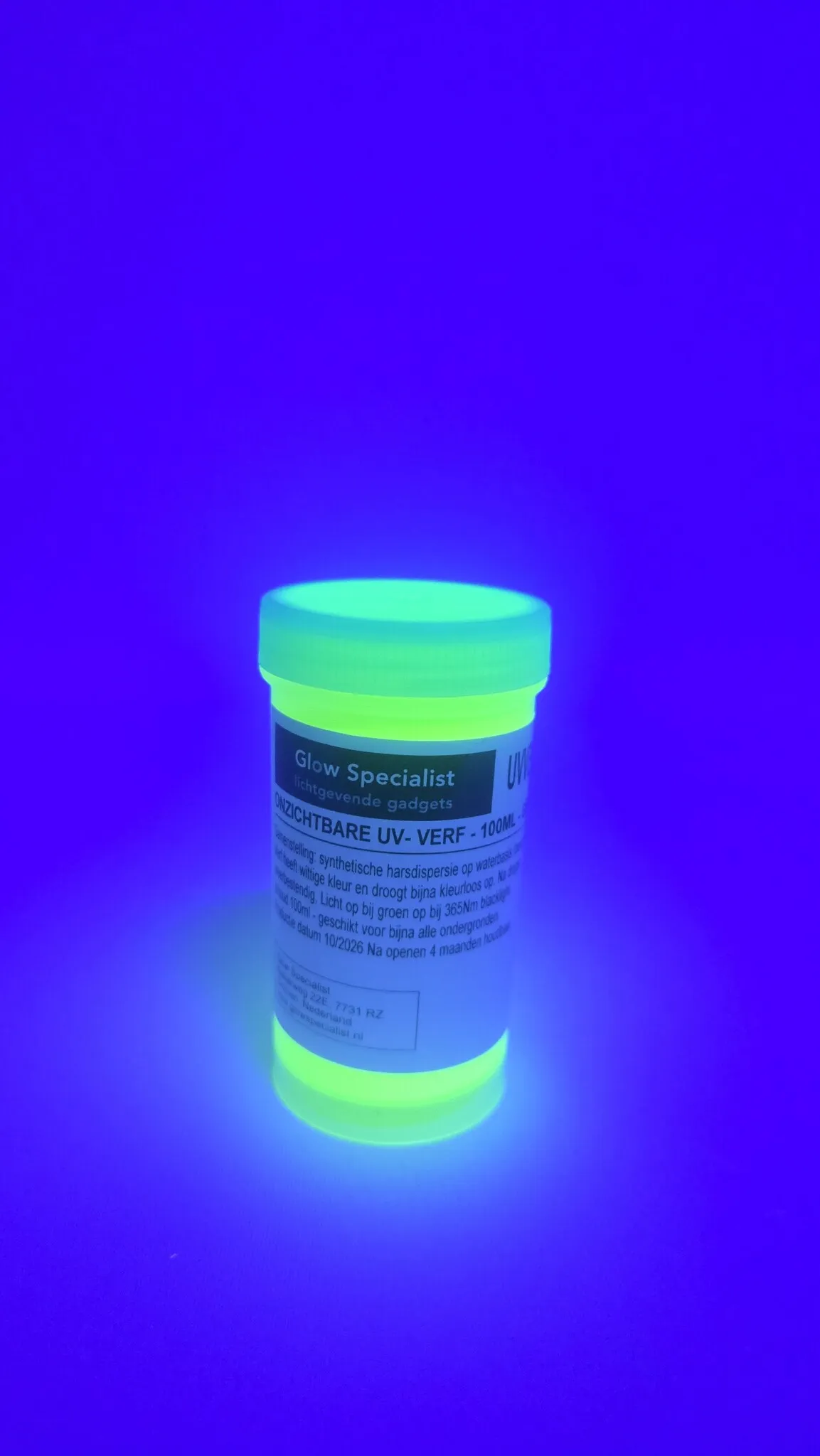 ONZICHTBARE UV VERF - 100 ML -DIVERSE KLEUREN