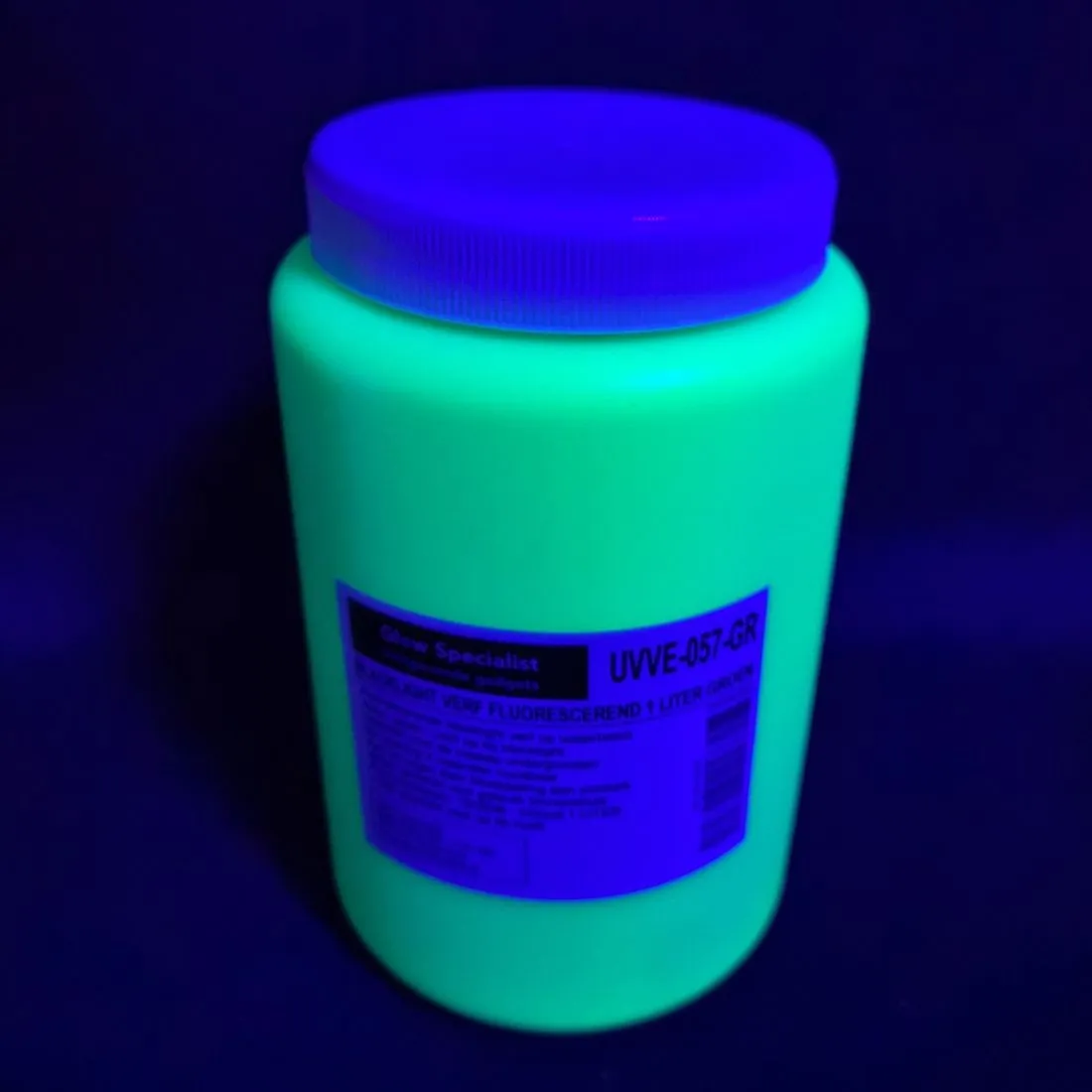 FLUORESCENT BLACKLIGHT PAINT WATER BASED - 1 LITRE - VARIOUS COLOURS