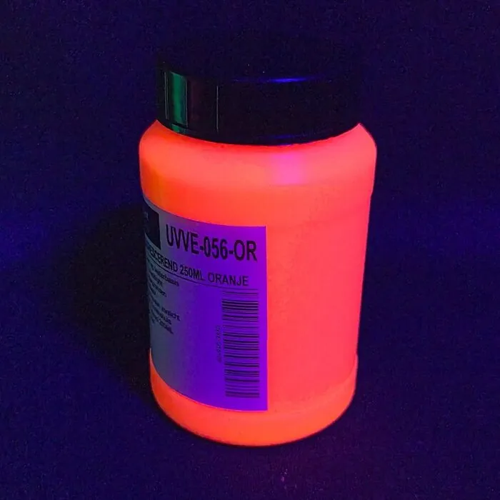 BLACKLIGHT VERF FLUORESCEREND OP WATERBASIS - 250 ML - DIVERSE KLEUREN