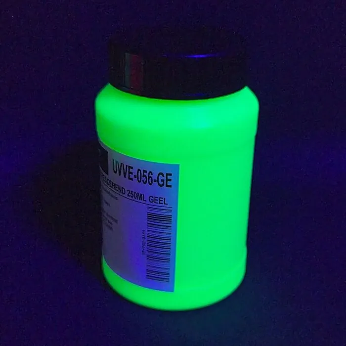 FLUORESCENT BLACKLIGHT PAINT WATER BASED - 250 ML - VARIOUS COLOURS