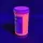 FLUORESCENT BLACKLIGHT PAINT WATER BASED - 100 ML - VARIOUS COLOURS