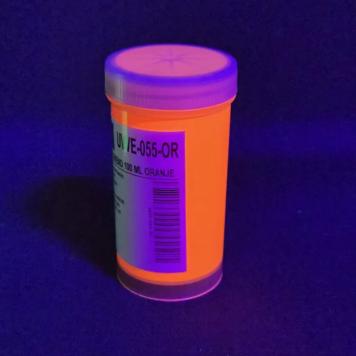 FLUORESCENT BLACKLIGHT PAINT WATER BASED - 100 ML - VARIOUS COLOURS