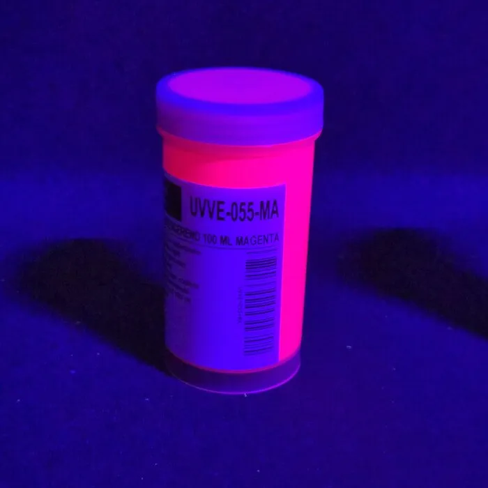 BLACKLIGHT VERF FLUORESCEREND OP WATERBASIS - 100 ML - DIVERSE KLEUREN