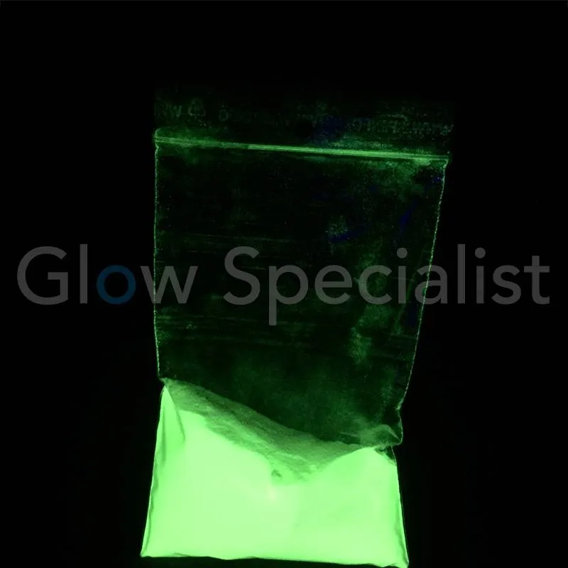 Glow Specialist Glow in the Dark Pigment – 50 g – Water Coated – High‑Quality Luminous Powder