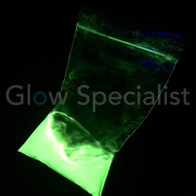 Glow Specialist Glow in the Dark Pigment – 50 g – Water Coated – High‑Quality Luminous Powder
