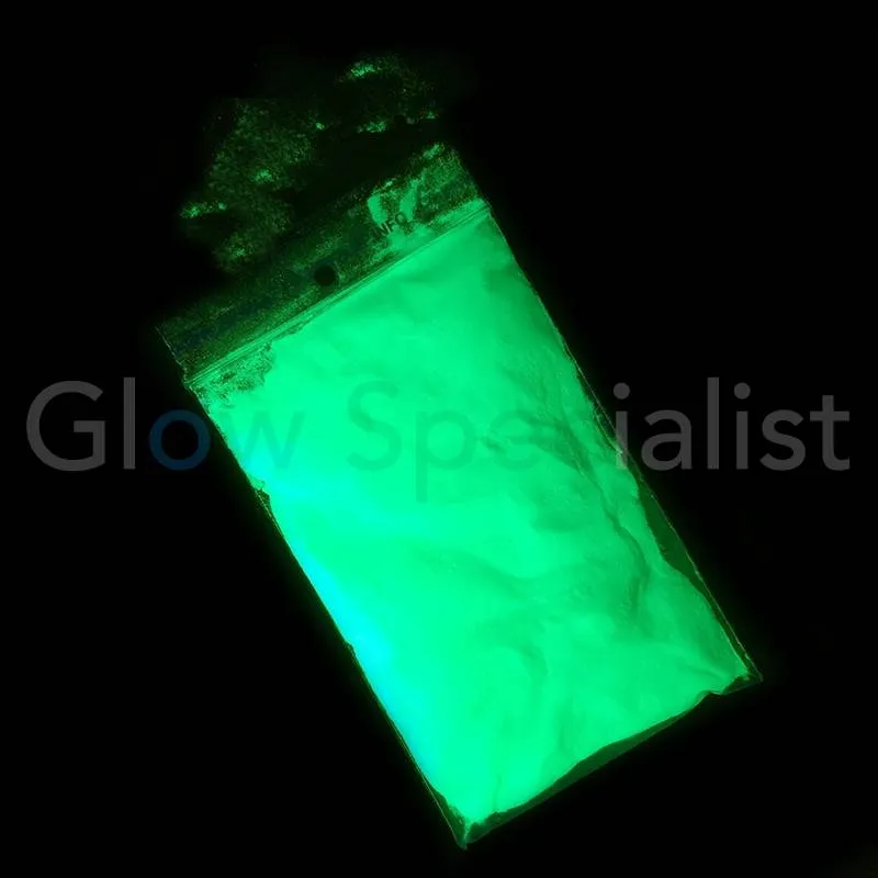 Glow Specialist Glow in the Dark Pigment – 50 g – Water Coated – High‑Quality Luminous Powder