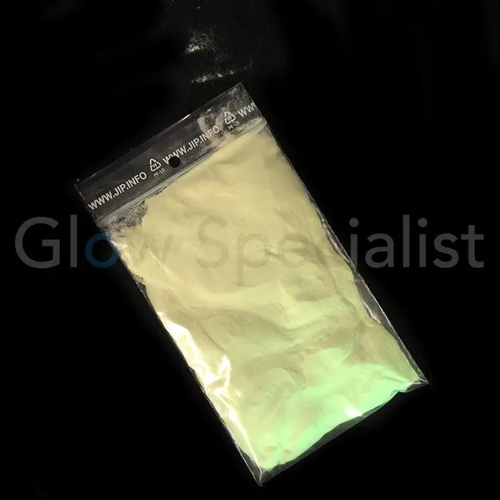 Glow Specialist Glow in the Dark Pigment – 50 g – Water Coated – High‑Quality Luminous Powder