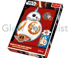 GLOW IN THE DARK PUZZEL - STAR WARS - BB-8 - 60 STUKJES