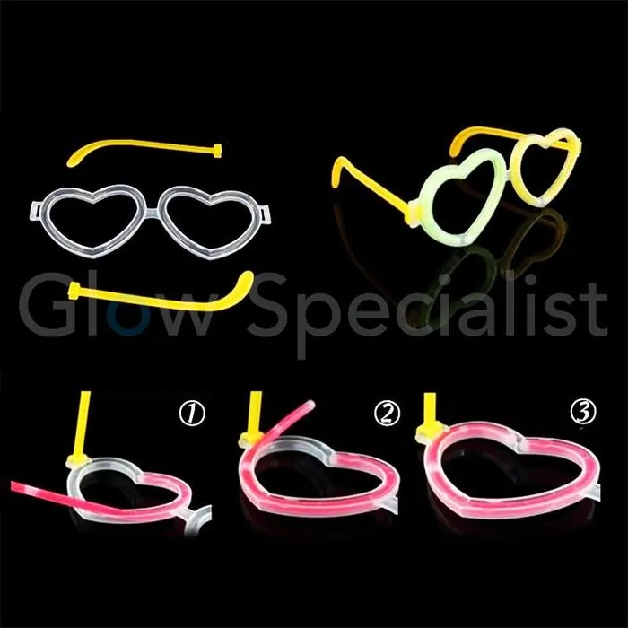 Glow Specialist MONTUUR VOOR GLOWBRIL - HART - EXCL. GLOWSTICKS