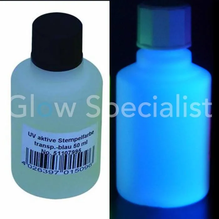 Blacklight Inkt – 50 ml – Onzichtbare UV‑inkt voor toegangscontrole, evenementen & beveiliging