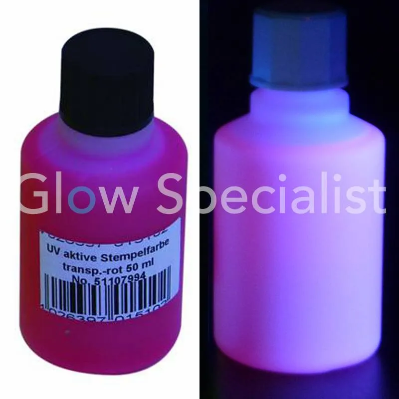 Blacklight Inkt – 50 ml – Onzichtbare UV‑inkt voor toegangscontrole, evenementen & beveiliging