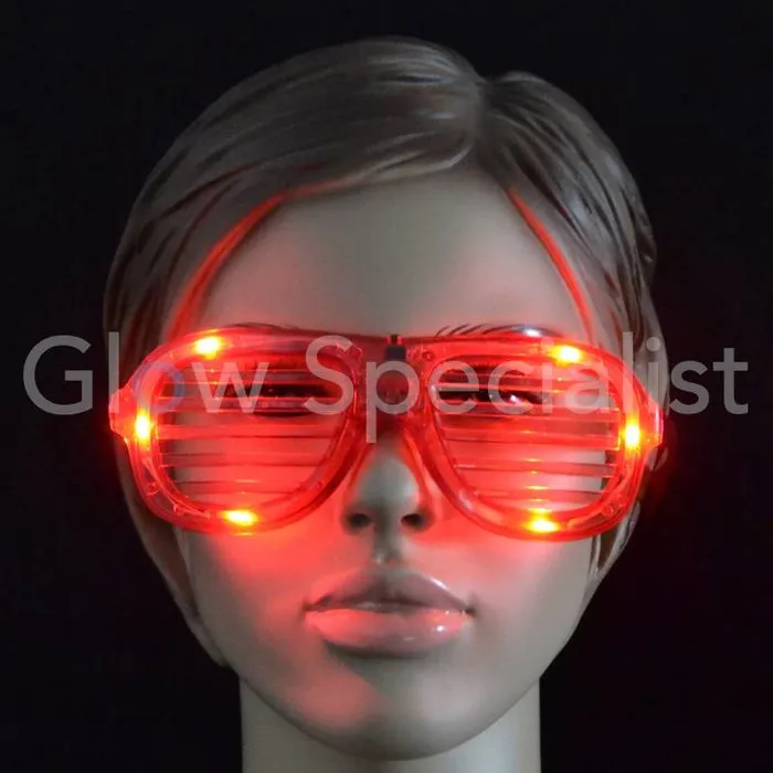 LED Glasses Shutter – Eye-catching LED party glasses for parties & festivals