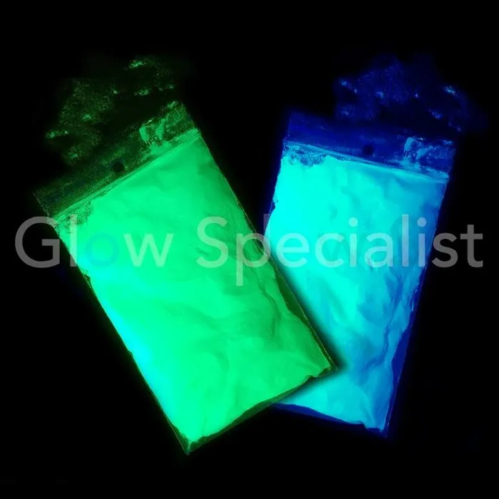 Glow Specialist Glow in the Dark Pigment – 50 g – Water Coated – High‑Quality Luminous Powder