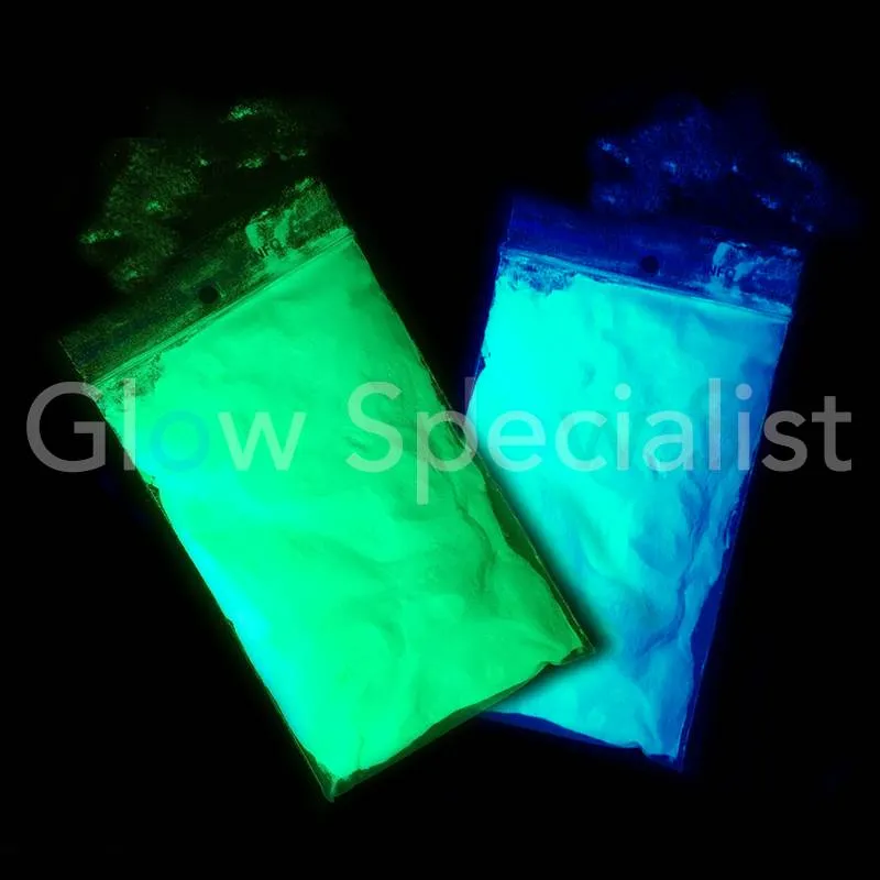 Glow Specialist Glow in the Dark Pigment – 50 g – Water Coated – High‑Quality Luminous Powder
