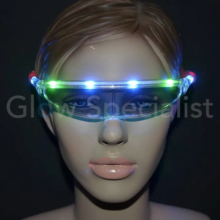 LED Ski Goggles – Light‑Up Flashing Party Glasses