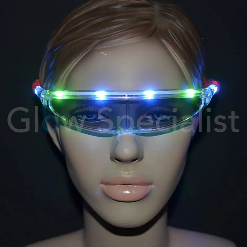 LED Ski Goggles – Light‑Up Flashing Party Glasses