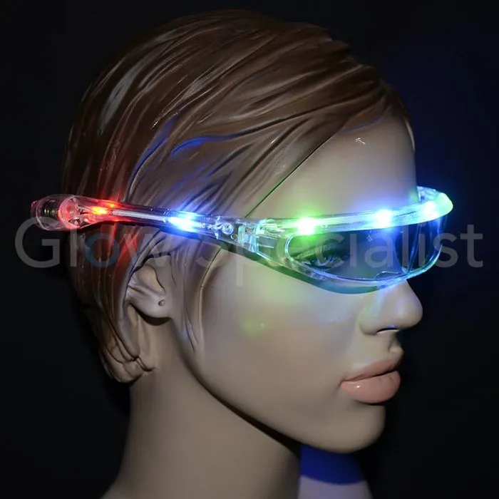 LED Ski Goggles – Light‑Up Flashing Party Glasses