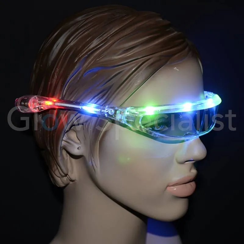 LED Ski Goggles – Light‑Up Flashing Party Glasses