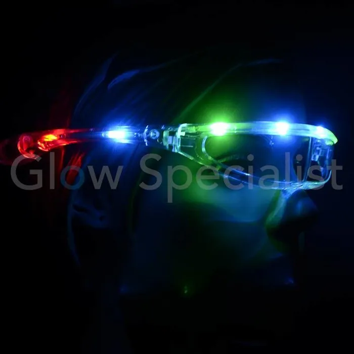 LED Skibril – Lichtgevende Knipperende Party Bril