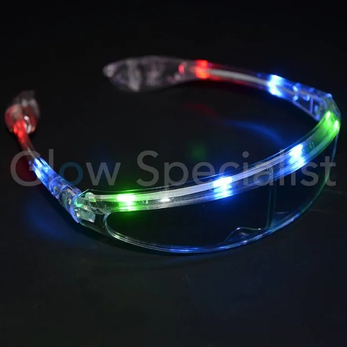 LED Ski Goggles – Light‑Up Flashing Party Glasses