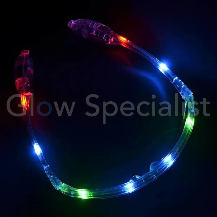 LED Skibril – Lichtgevende Knipperende Party Bril