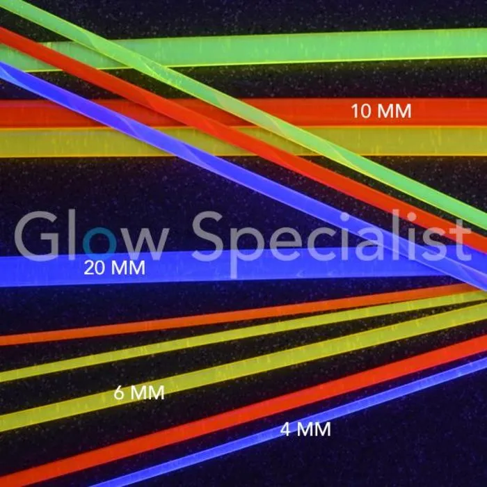 ACRYLIC - BLACKLIGHT ROD - 20 MM - 1 M