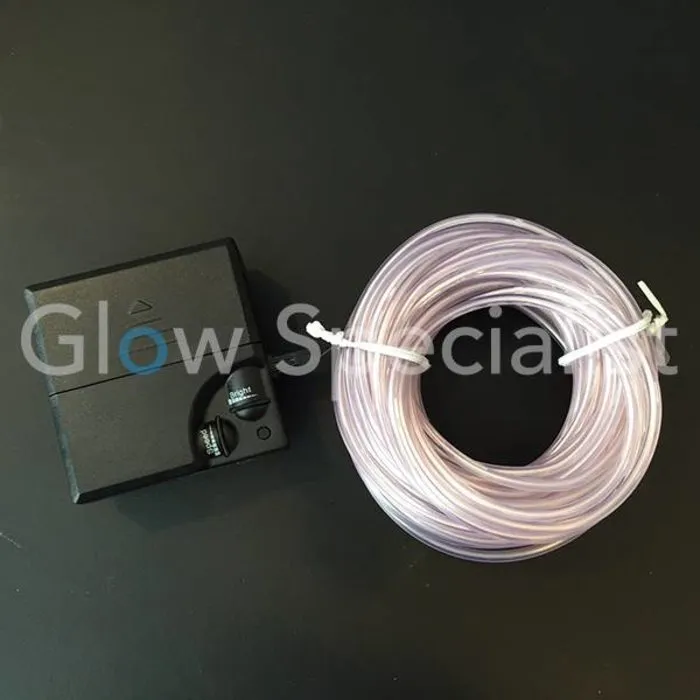 EL-WIRE / DRAAD - 10 METER - MET 9 VOLT INVERTER