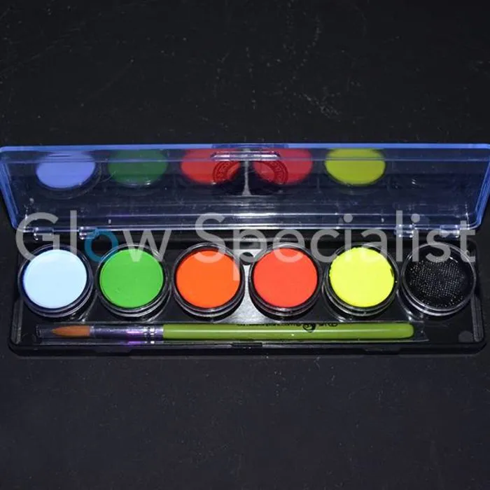 CAMELEON UV ADULT PARTY BOX PALET - 6 KLEUREN