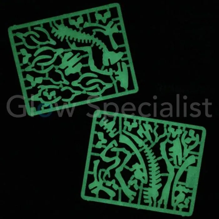 GLOW IN THE DARK 3D DINO PUZZLE - 6 ASSORTI