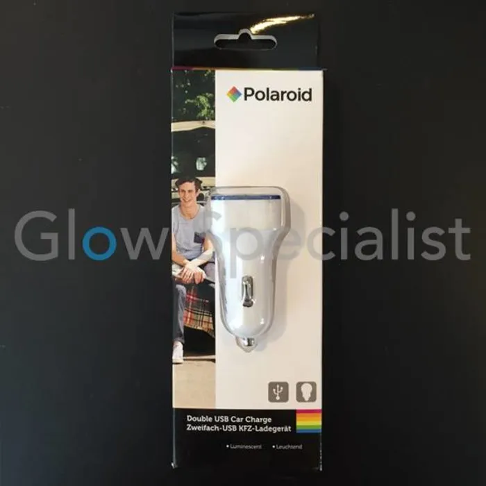 DOUBLE USB CAR CHARGE LUMINESCENT