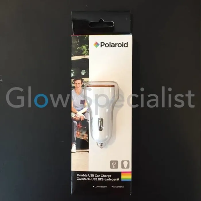 DOUBLE USB CAR CHARGE LUMINESCENT