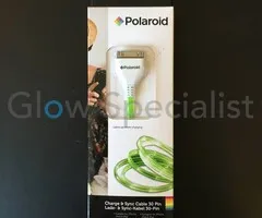 LED LIGHT-UP CHARGING CABLE 30-PIN – GREEN / PURPLE