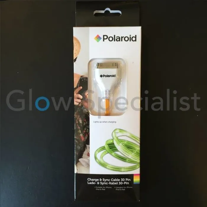 FLASHING LED CHARGE & SYNC CABLE - SUITABLE FOR IPHONE 3/4 AND IPAD