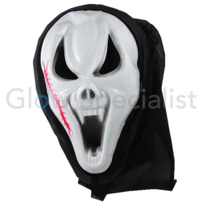 Glow Specialist HALLOWEEN MASKER - 2 ASSORTI - LICHTGEVEND BIJ UV