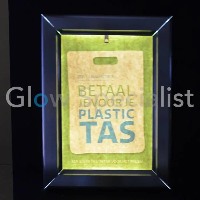 Illuminated billboard A3, aluminium