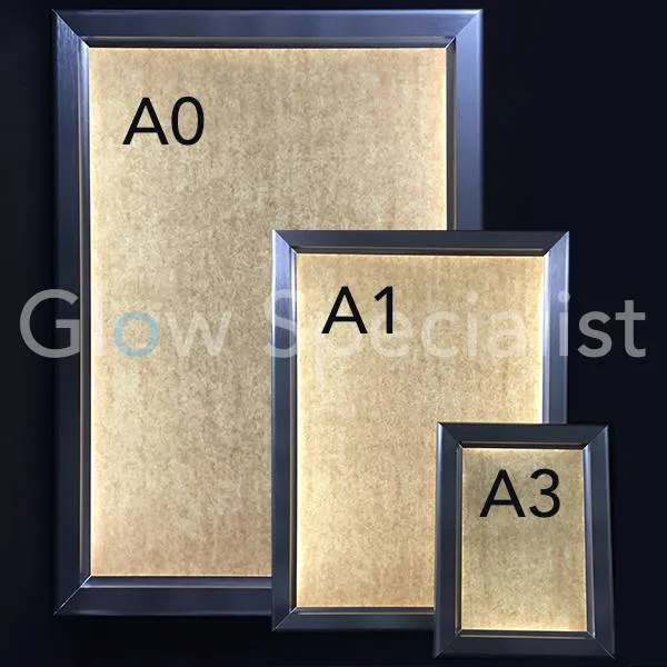 Eurolite LED SNAP FRAME A0 - STAINLESS STEEL
