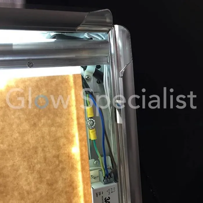 LED SNAP FRAME A3 – STAINLESS STEEL