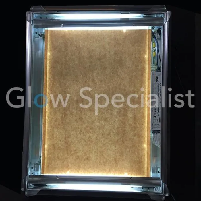 Illuminated billboard A3, aluminium