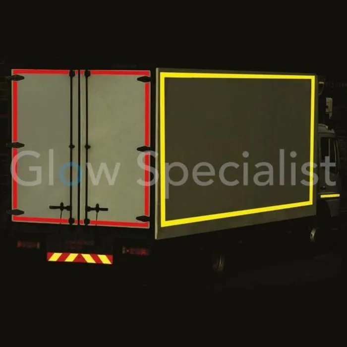 REFLECTIVE SAFETY MARKING TAPE - YELLOW - 50mm x 25M