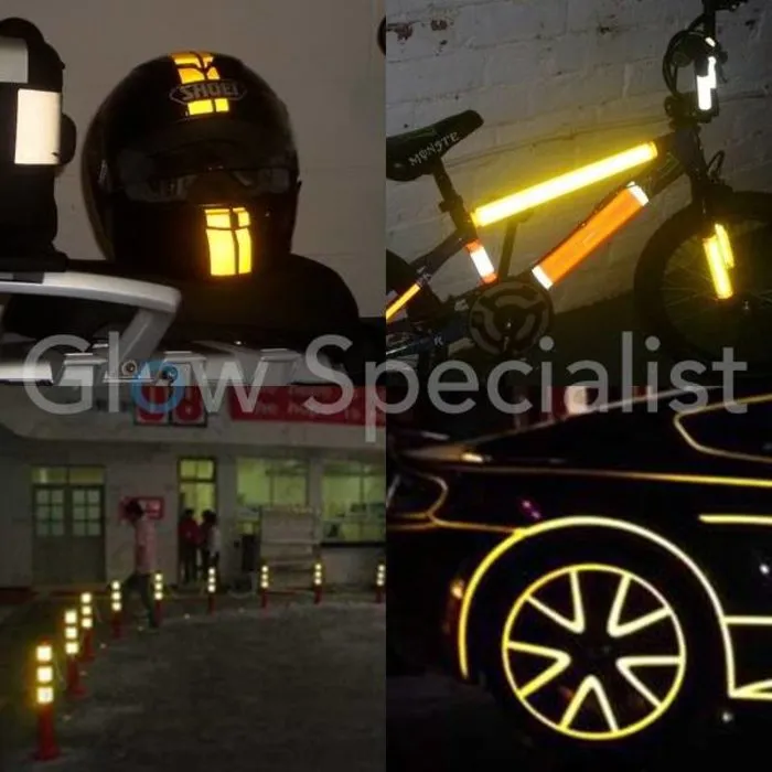 REFLECTIVE SAFETY MARKING TAPE - YELLOW - 50mm x 25M