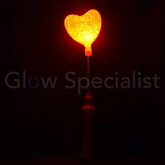LED ROOD HART OP METALEN VEER