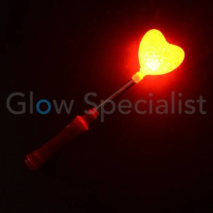 LED ROOD HART OP METALEN VEER