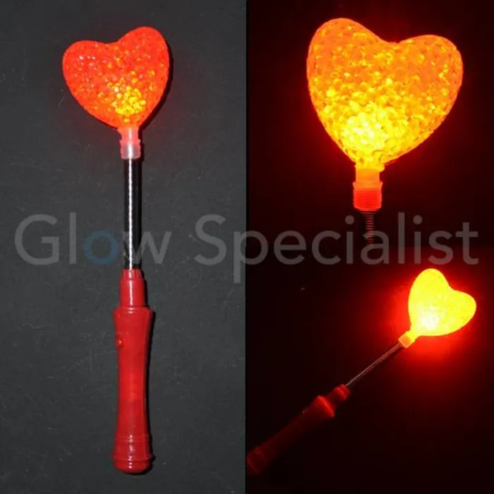 LED ROOD HART OP METALEN VEER