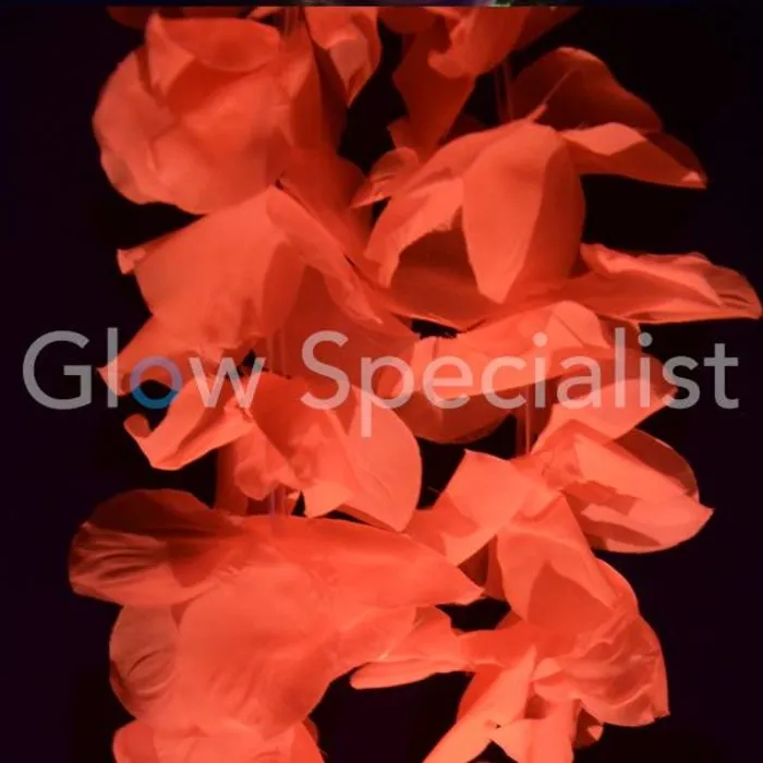 UV/BLACKLIGHT HAWAIIAN NECKLACE - PINK