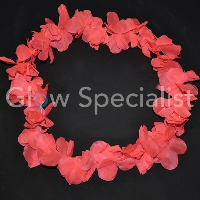 UV/BLACKLIGHT HAWAIIAN NECKLACE - PINK