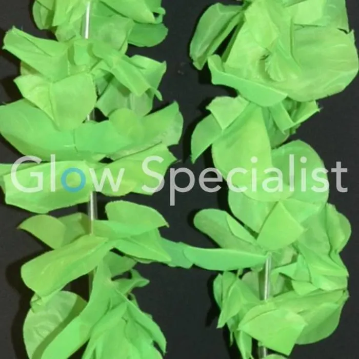 UV/BLACKLIGHT HAWAIIAN NECKLACE - GREEN