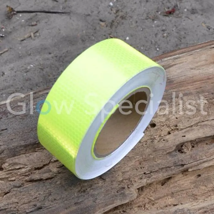 REFLECTIVE SAFETY MARKING TAPE - YELLOW - 50mm x 25M