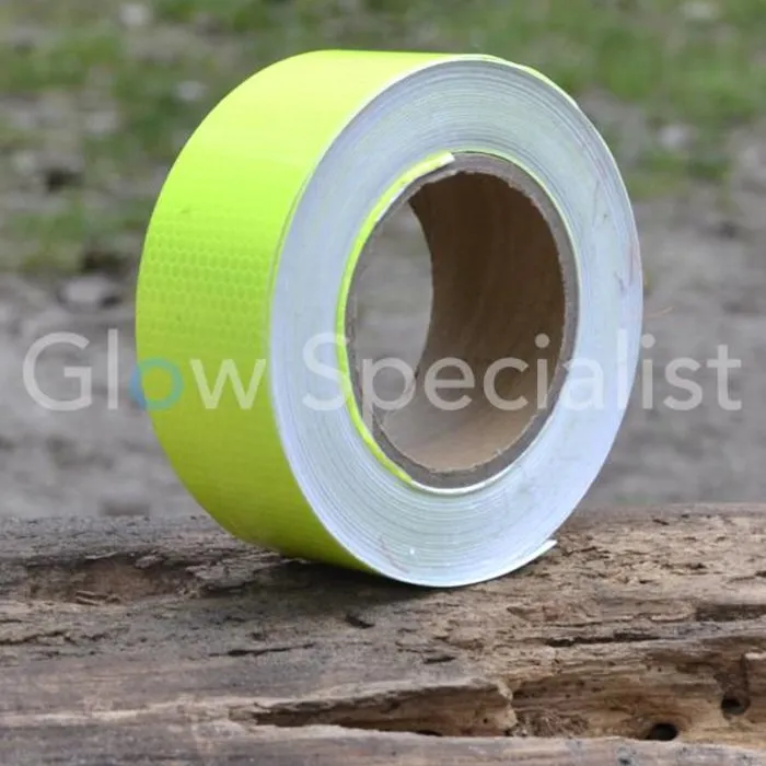REFLECTIVE SAFETY MARKING TAPE - YELLOW - 50mm x 25M