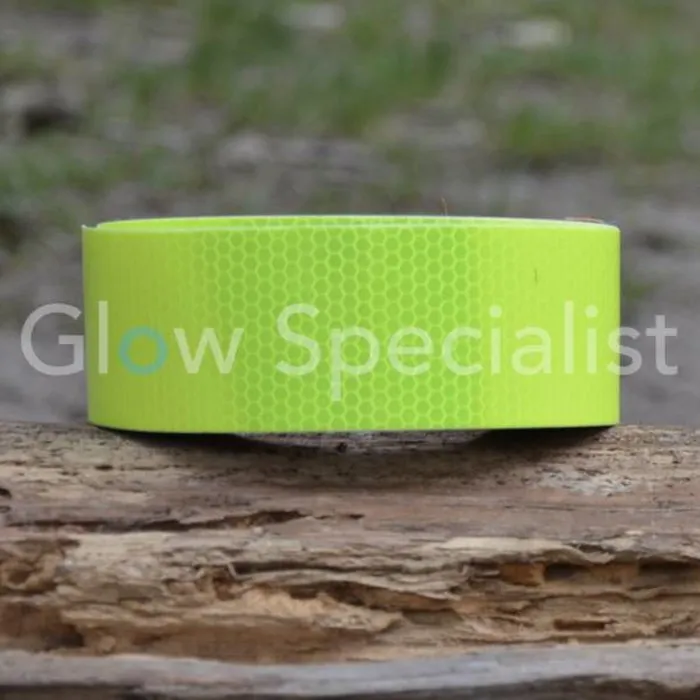 REFLECTIVE SAFETY MARKING TAPE - YELLOW - 50mm x 25M